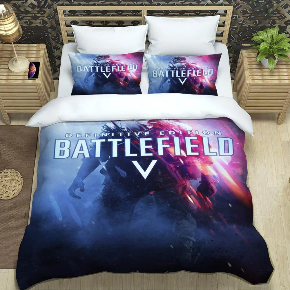 

Game Battlefield 3d pint Bedding Sets exquisite bed supplies set duvet cover bed comforter set bedding set luxury birthday gift