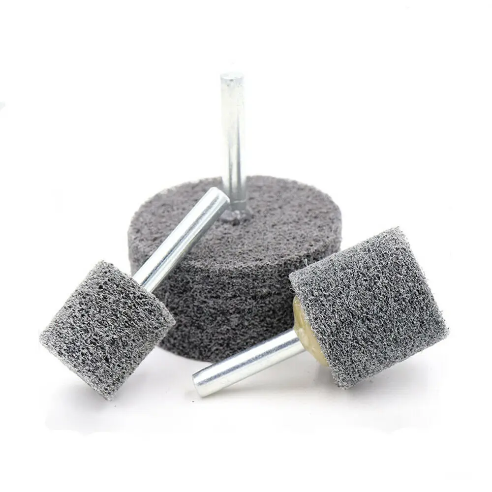 1/5PCS 20-50mm Nylon Fiber Polishing Wheel Abrasive 1/4'' Shank for Drill Grinder Metal