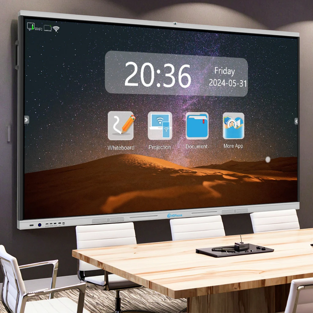 HD 4K LCD Display Interactive Smart Board For Teaching 55 65 75 85 86 98 110 Inch Digital Interactive Panel For 75 Inches