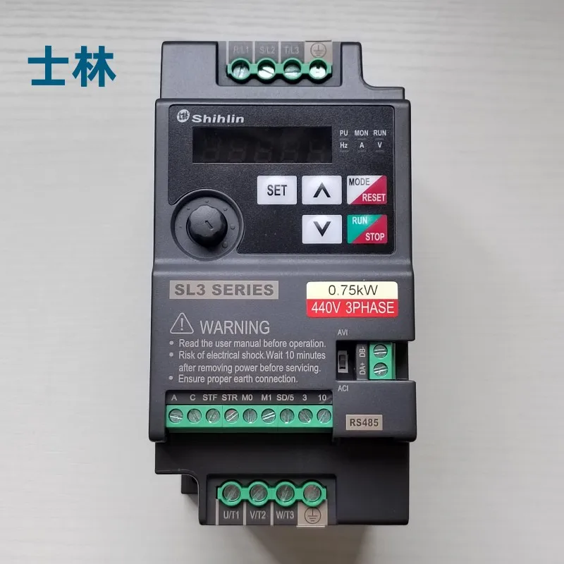 Shilin Inverter 220V Single-phase SL3-021-1.5K 2.2K 043-0.75K Three-phase 380 Motor Speed Regulation