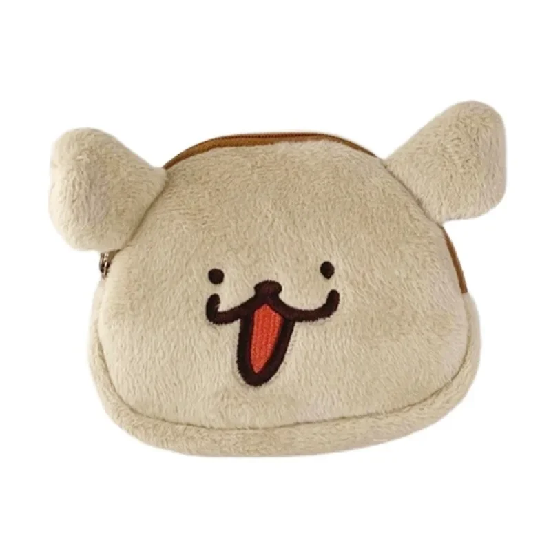 

Cute Plush Dog Coin Purse Bank Bus ID Credit Card Holder Earphone Key Lipstick Storage Bags Makeup Bag Toiletry Organizer Bags