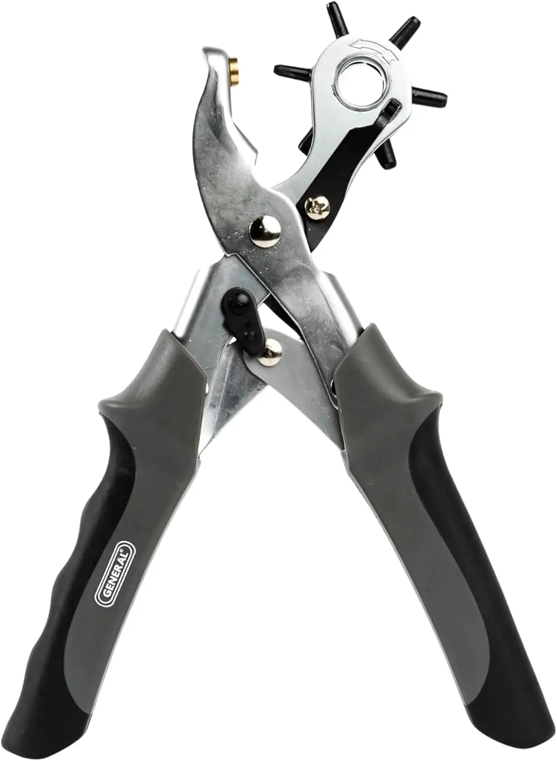 

Revolving Punch Pliers 73-6 Multi-Hole Sizes for Leather, Rubber, Plastic, Hobbies & Crafts