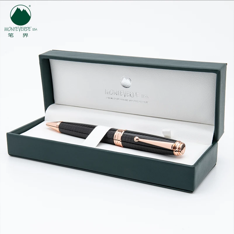 American Monteverde Ballpoint Pen-carbon Fiber Material Signature Pen Student