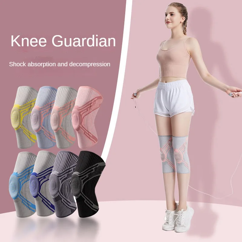 

Sports Knee Pads Basketball Running Knee Pads Silicone Support Knee Joint Protection Patella Strap Sports Protective Equipment