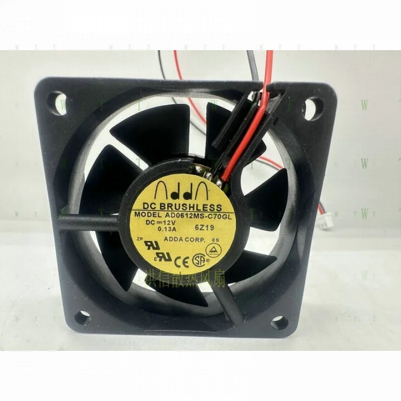 H  1 pcs ADDA AD0612MS-C70GL DC12V 0.13A 6020 chassis power supply cooling fan