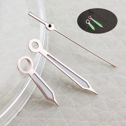 Modified watch accessories, new minimalist polished green luminous watch hands suitable for Japanese NH35/364R/7S movement
