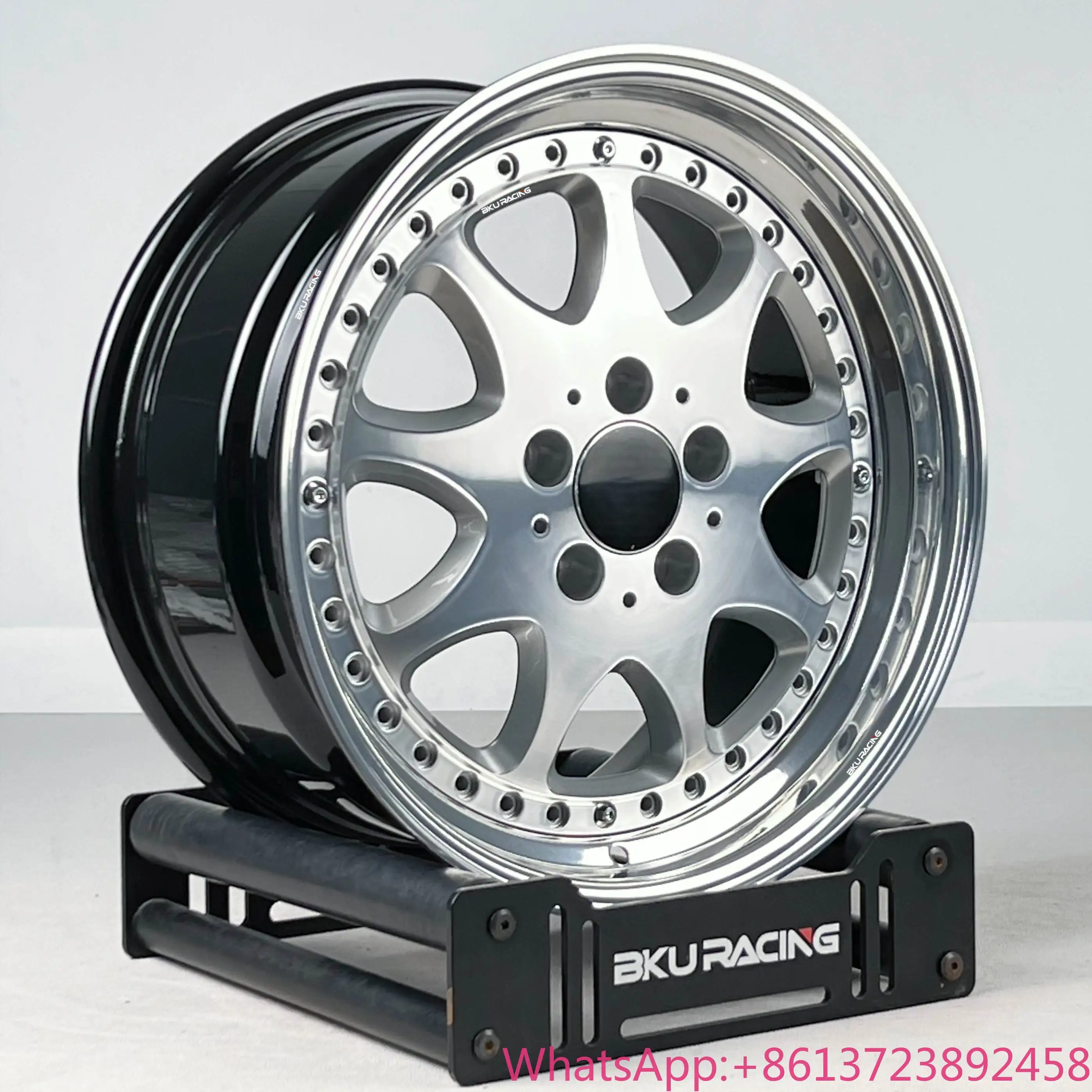 

BKU 2 Piece Forged Wheels for Mercedes W124 W140 W126 190e W220 W201 17 18 19 Inch Rims 5x112 Alloy Classic Deep Dish Rims