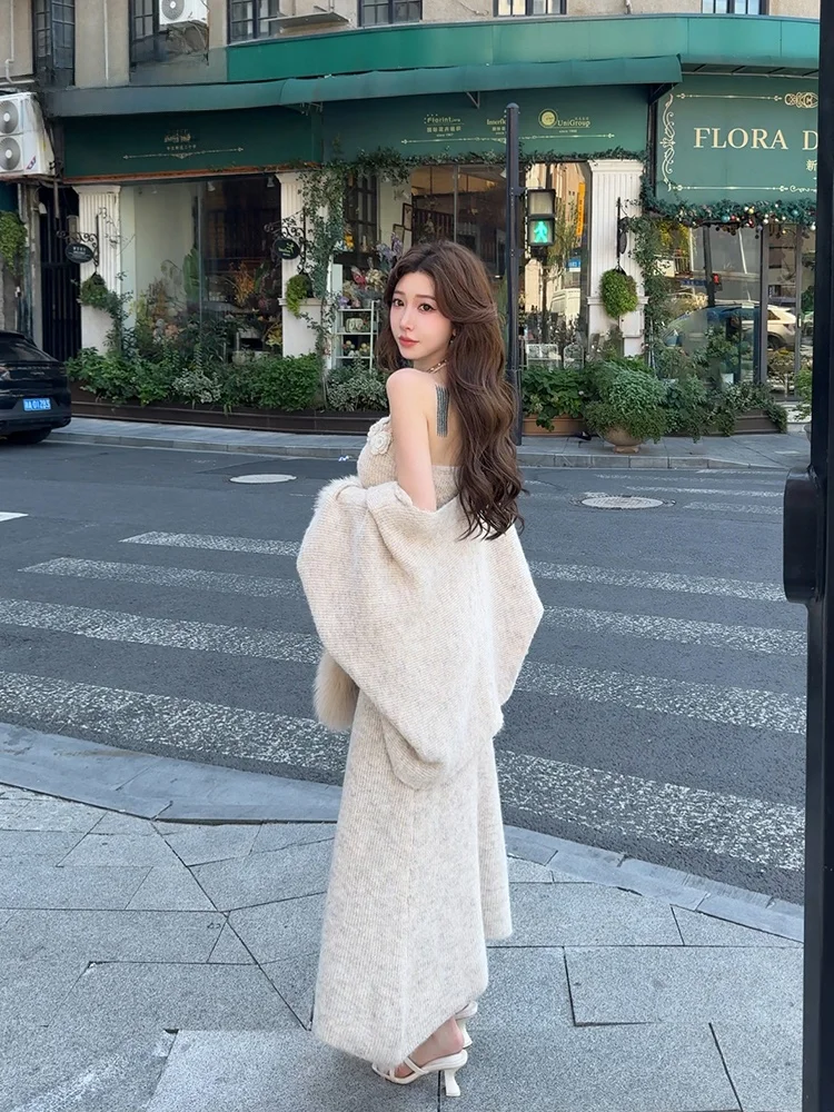 

Женский вязаный кардиган Little Rain Sister: повседневный, с кружевными вставками, рукавами «летучая мышь», универсальный, для отдыха