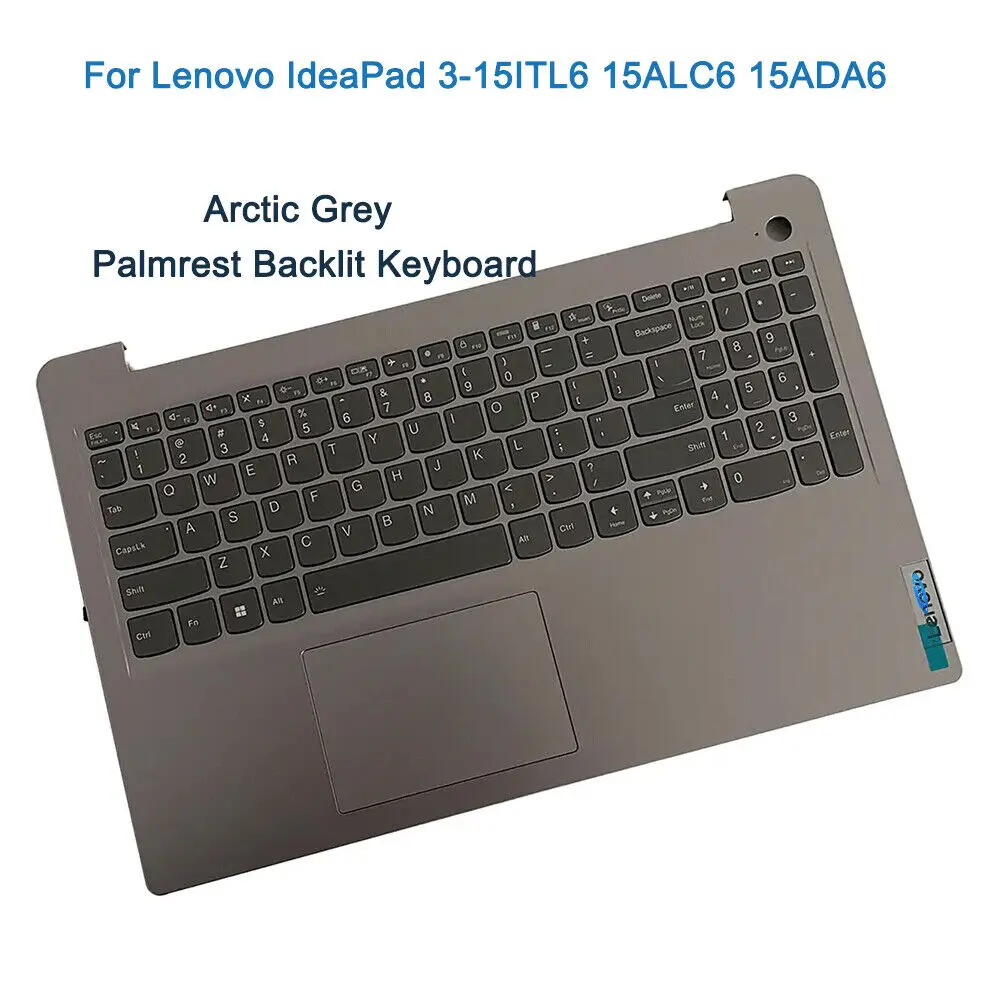 

New Palmrest Keyboard Touchpad for Lenovo IdeaPad 3-15ITL6 15ALC6 C Shell 15ADA6 5CB1B65660