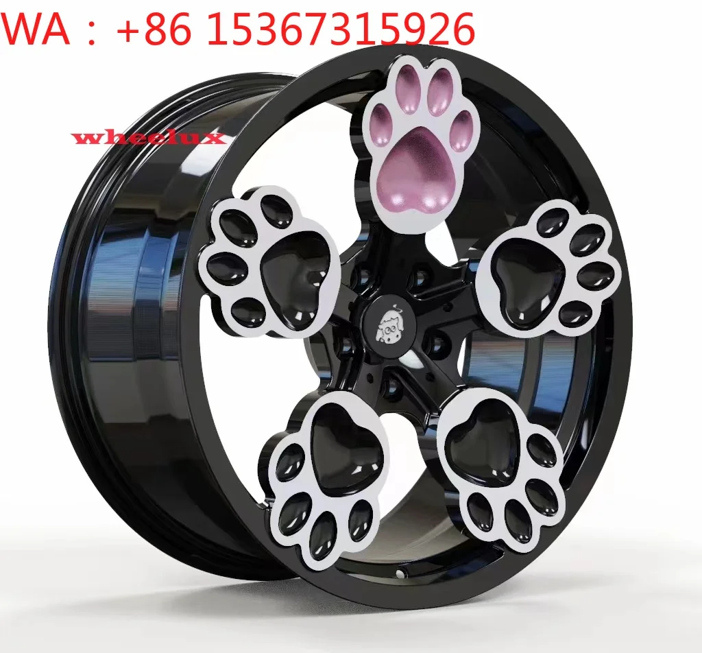18-24 Inch 6 Lug Offroad Forged Alloy Wheel Rims Multi Spoke Mid-size SUV Custom Aftermarket Replacement Hubs