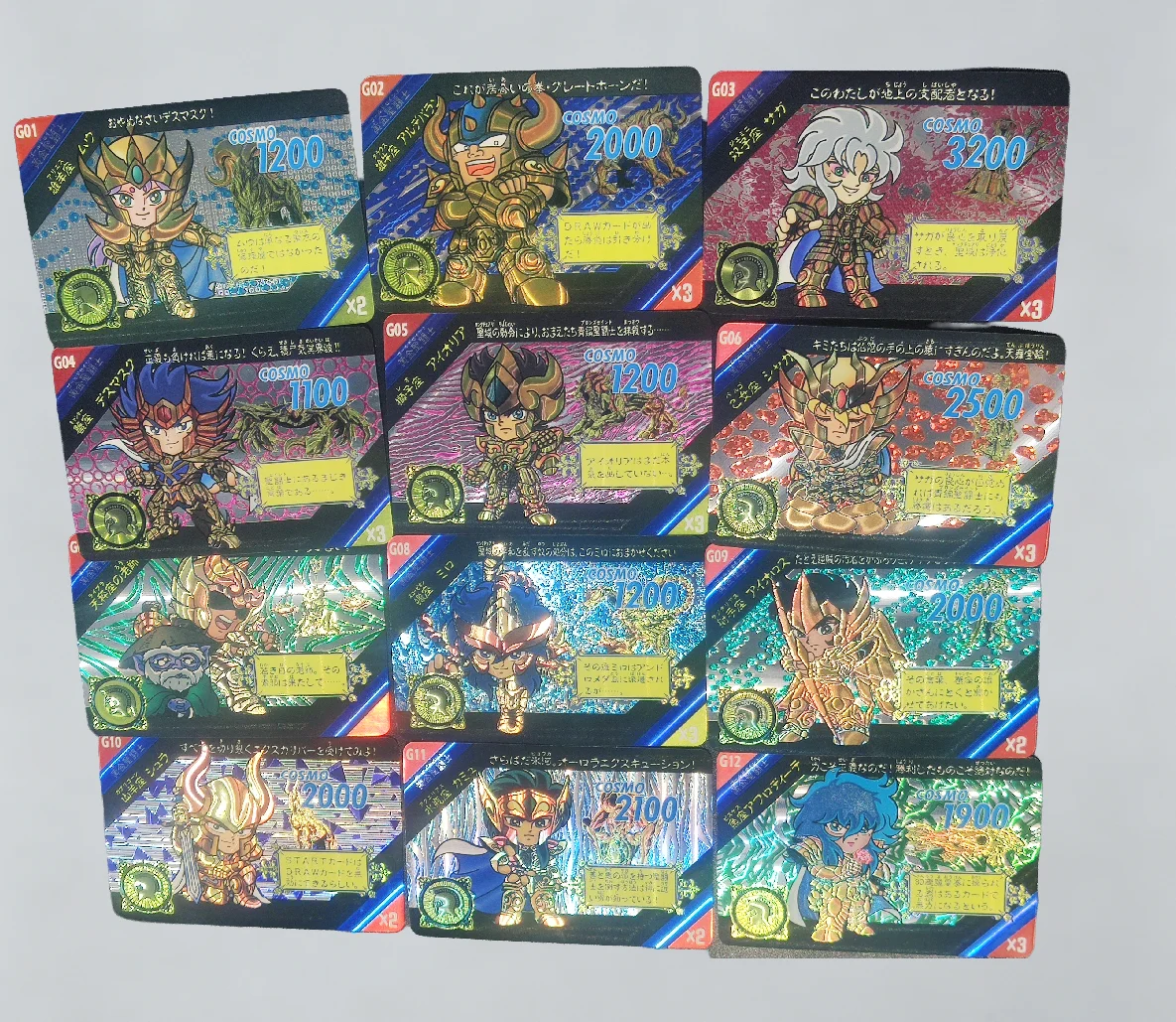 Anime Collection Card DIY Golden Saint Naruto Sasuke Digital Slam Dunk DIY Anime Collection Card Mixed Character anime cards