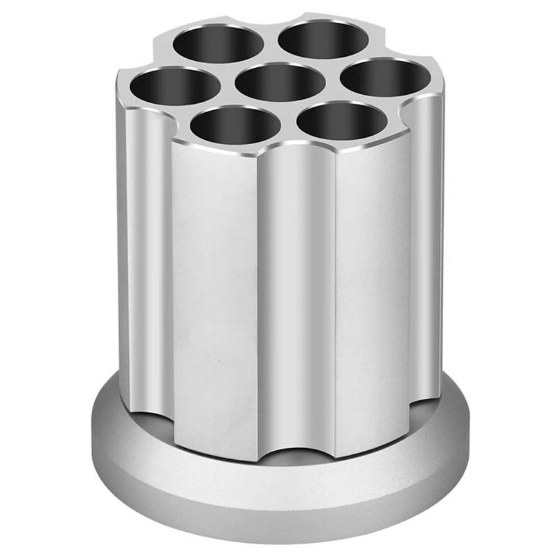 

Aluminum Alloy Pen Holder, Office Round Pen Holder That Can Be Rotated 360 Degrees, Students Put Pen Utensils