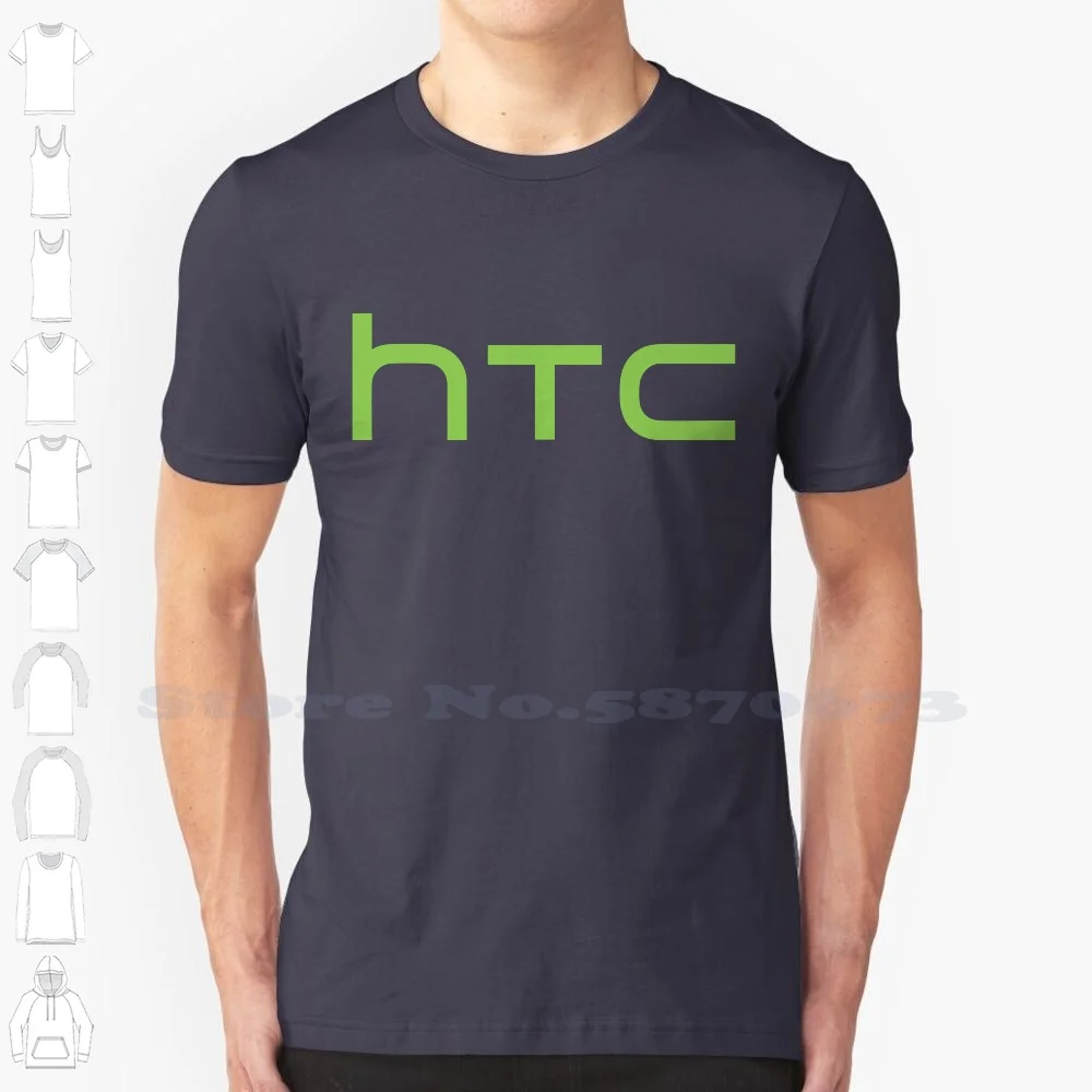 

HTC Logo High-quality T Shirts Fashion T-shirt New 100% Cotton Tee