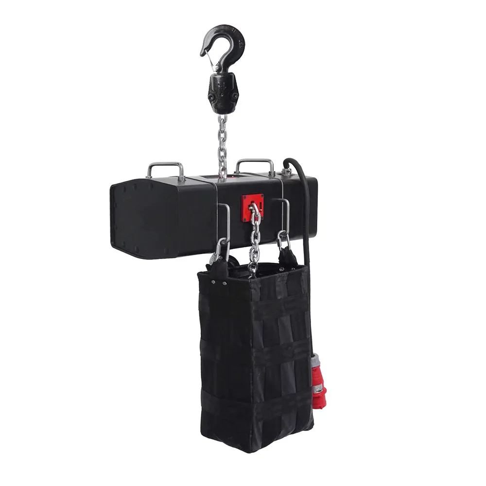 

Электрическая таль для фермы, 500 кг, 1000 кг, сценический подъемный электрический цепной таль, легированная сталь 50, предоставленная кованая кабина G80