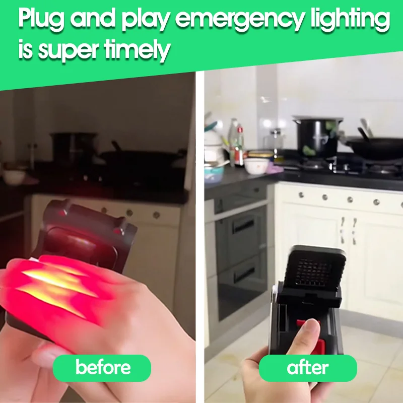 

Cordless LED Work Light for Major Power Tool Brands 20V 21V Lithium Battery, Bright Portable Flashlight for Outdoor Camping