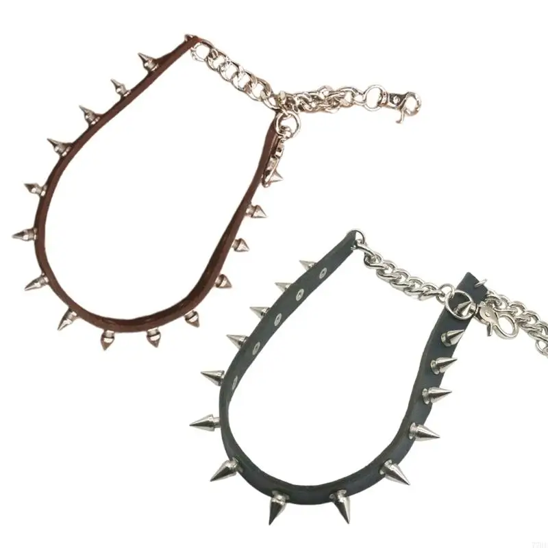 

77HE Unique Spiked Pants Chain Elegant Pants Charm for Expressive Fashion Statements