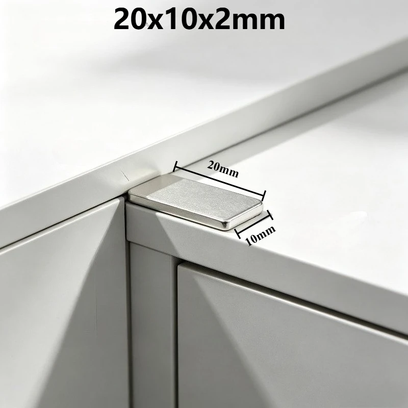 20x10x2mm Rectangular Neodymium Magnet Rare Earth Permanent Block Magnet for Industrial DIY Handcraft 20*10*2 mm Magnetic Magnet