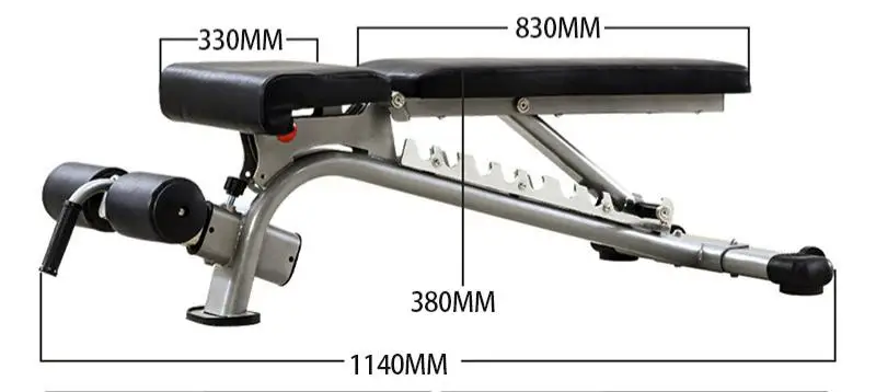 Adjustable Dumbbell Bench 10 Positions Training Bench for Home Gym Equipment