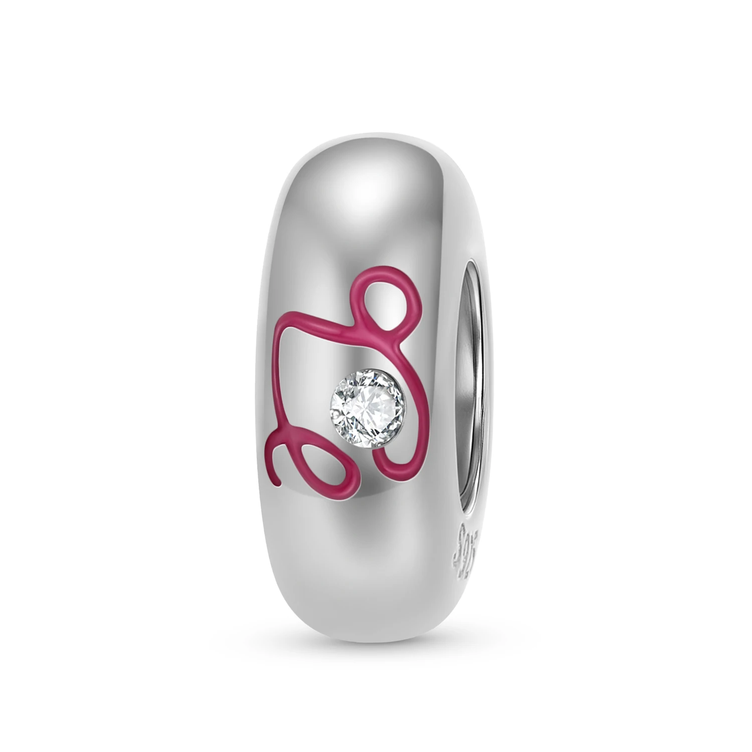 

Козерог пациента, креативные двенадцать знаков зодиака, циркон, разделительная подвеска для браслета, натуральная пробка из стерлингового серебра 925 пробы