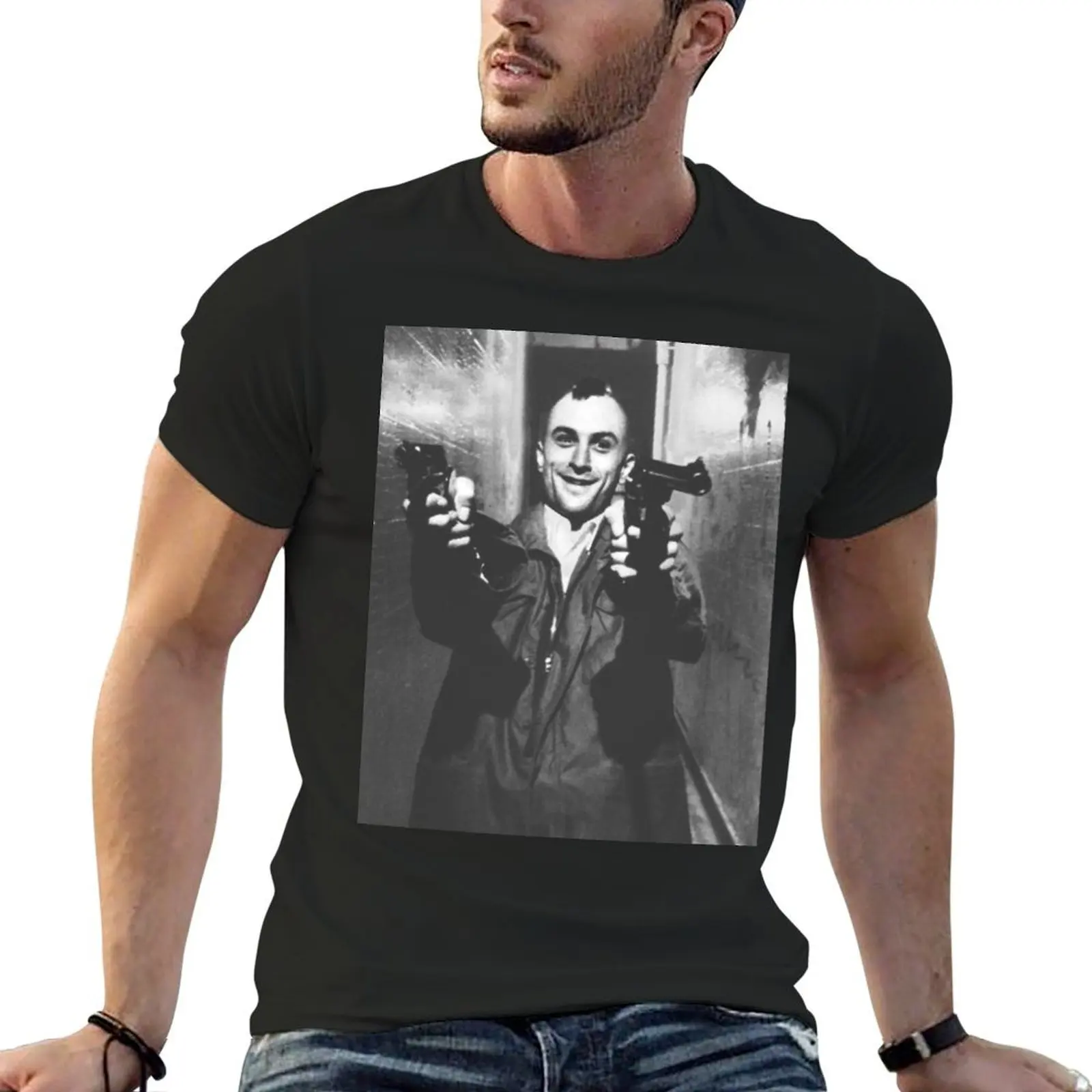 

Travis Bickle Taxi Driver T-Shirt rapper graphic tees custom t shirt Aesthetic clothing T-shirt men