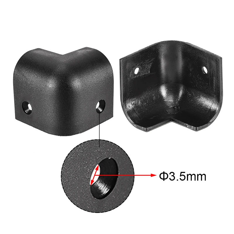 Protectores de esquina de altavoz, amplificador de guitarra de plástico, armarios de escenario, accesorios de repuesto, protector apilable, ángulo