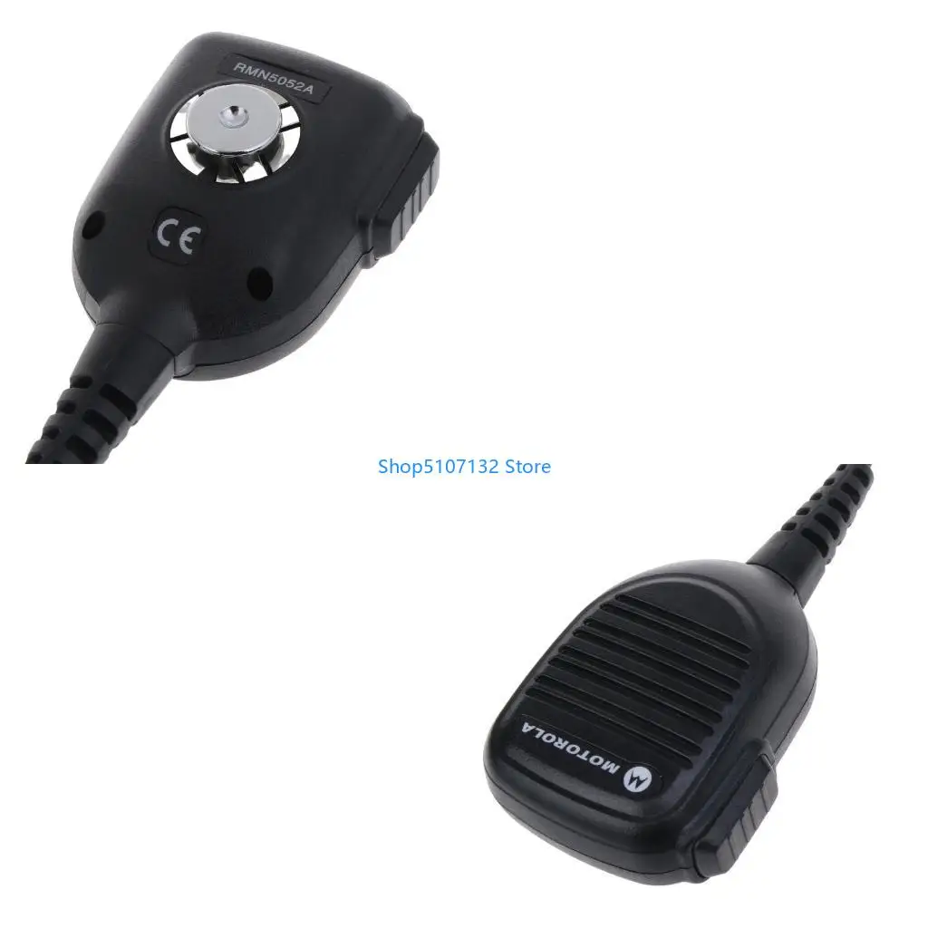 

87HD Walkie-Talkie Speaker-Mic Shoulder-Mic Microphone with Rainforced Cable RMN5052A fitting for DGM4100 DGM6100 DM3400