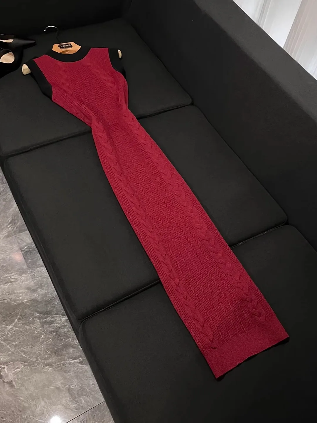 

Winter New Knitted Long Sve Ladies' Cardigan Dr Open Front Svel Long Gown Commute Sle Straight Cut Chinese Origin