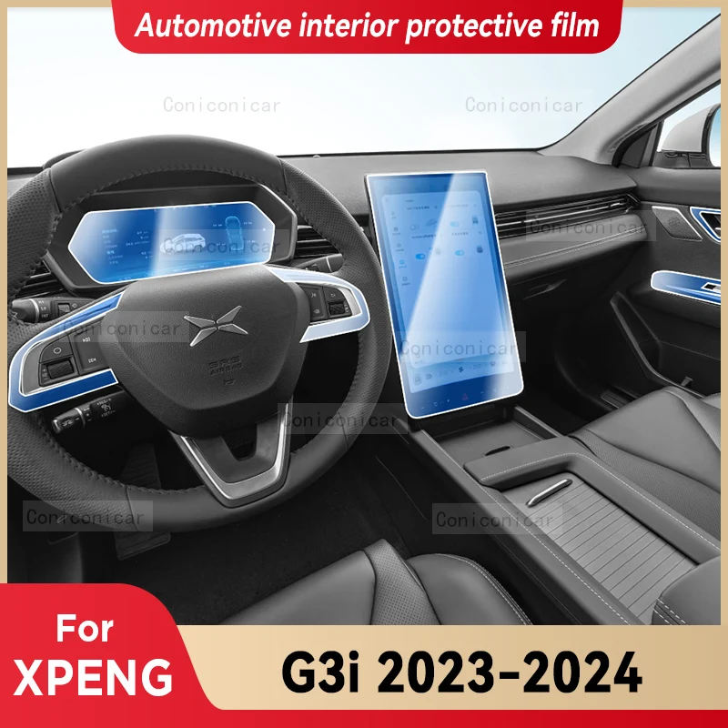 

For XPENG G3i 2023 2024 Car Interior Center Console Instrument Dashboard Protective Film Anti-scratch Sticker Accessories