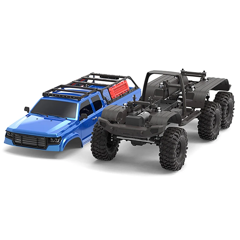 CROSSRC 1/10 6X6  RC AT6 RC Off-Road Vehicles Electric Cars 6WD Remote Control Car Toy with Light system TH21779-SMT6