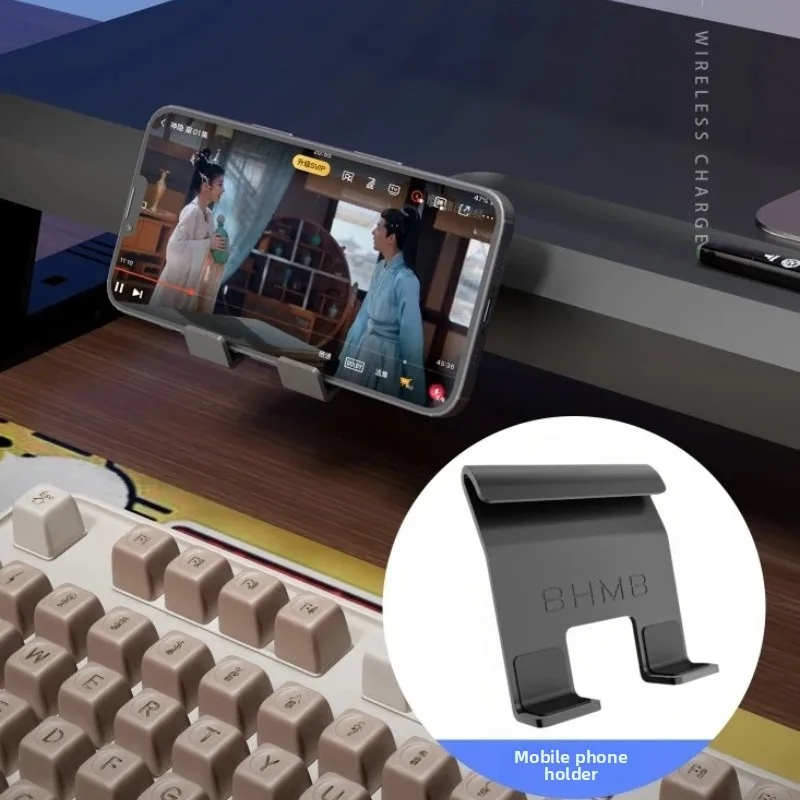 ‌Desktop Monitor Riser with Charging Station, Foldable Laptop Stand, Metal Storage Shelf, Ergonomic Office Organizer