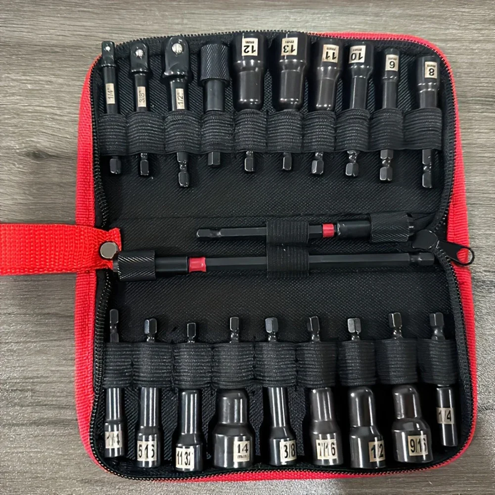 Features Socket Adapters Easy To Carry PCS Nut Driver Alloy Steel Package Content As Shown Bit Holder Bit Holder