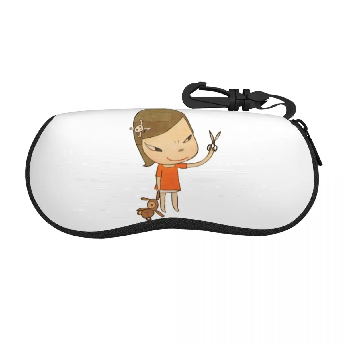 

Yoshitomo Nara Shell Glasses Case Protective Sunglasses Box Women Men Soft Eyeglass Bag Pouch