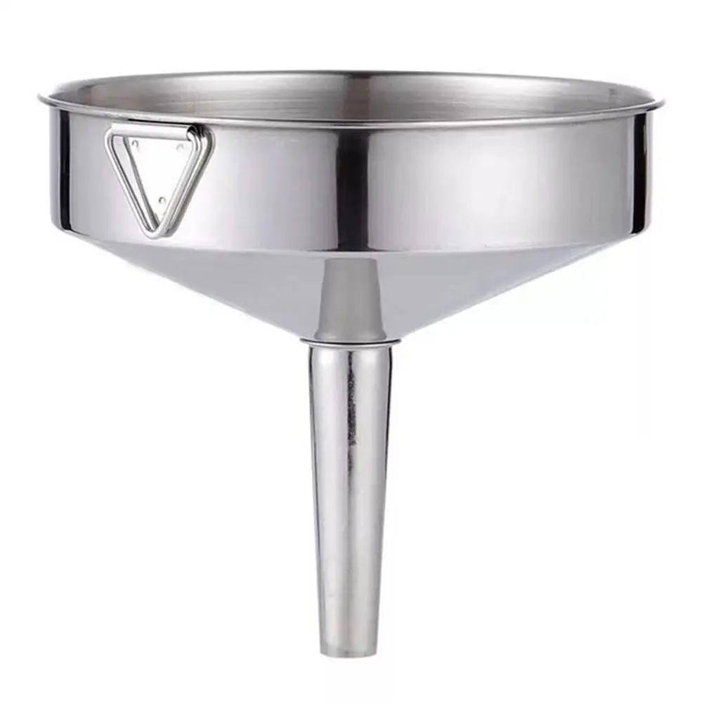 

Stainless Steel Large Mouth Funnel for Essential Oil Transfer Reusable Flask Coffee Strainer Daily Wear Resistant Portable Home