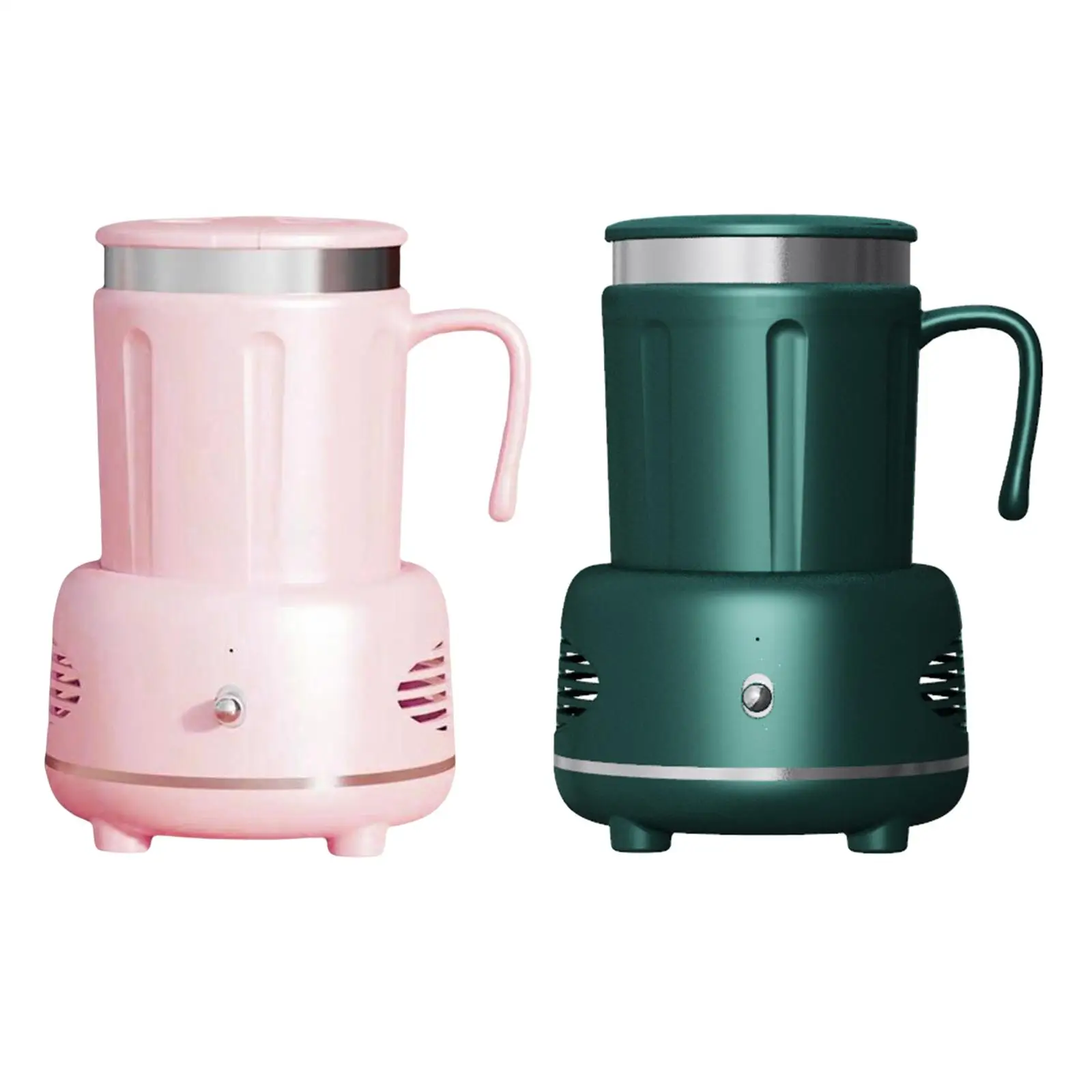 2 in 1 Coffee Warmer Cup Cooler Desktop Protection Settings Warmer Coaster Beverage Warmer Beer Cooler for Tea Coffee Beer Water