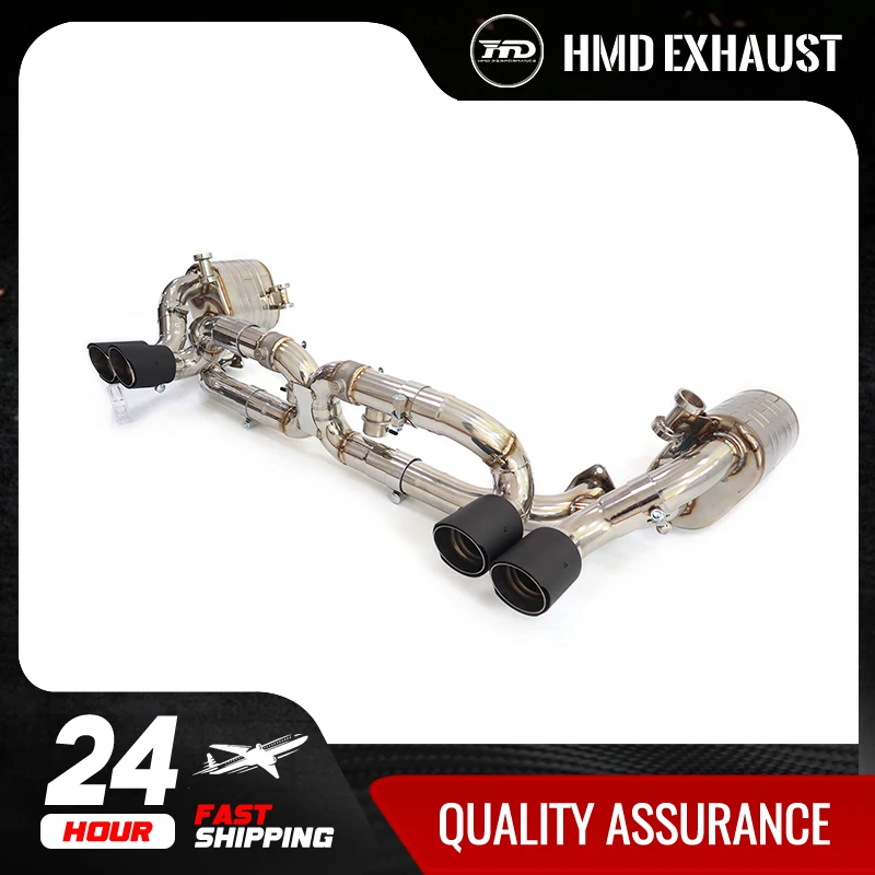 

HMD Exhaust System Stainless Steel Performance Catback for Porsche 911 997.2 upgrade GT3 Muffler With Valve