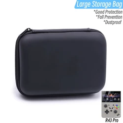 Black Case For R43 Pro Game Console Good Protection Cover R43-Pro Storage Bag For M18 Game Console Dustproof Shockproof