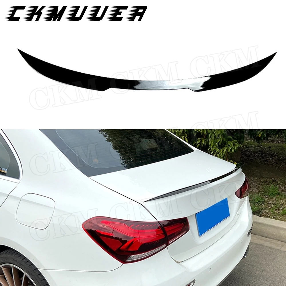 

Спойлер на крышку багажника CKMUUER ABS для Mercedes Benz W177 A180 A200 A220 A35 AMG Sedan 4-дверный 2019-2020, автомобильный аксессуар для декора