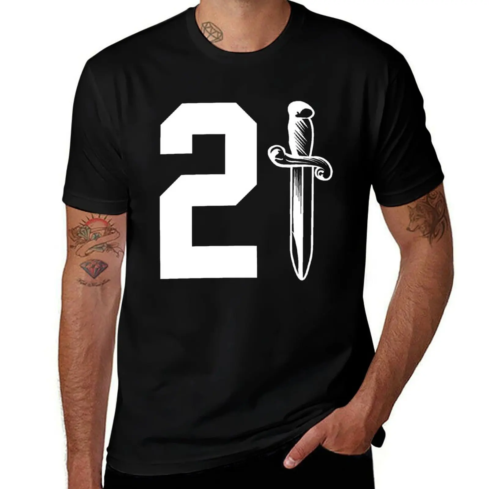 

21 Savage Issa Knife Rap T-Shirt t shirts with prints g man t shirts for men T-Shirt