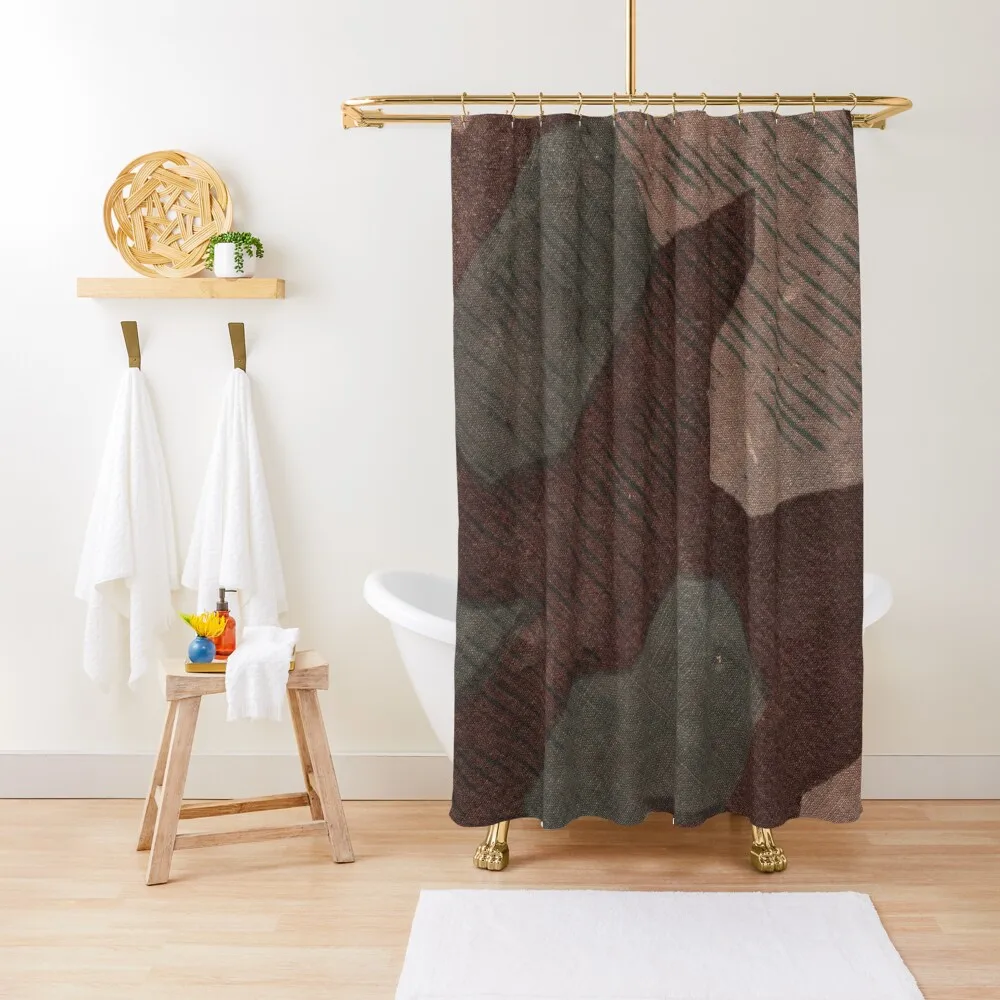 Splintertarn German ww2 camouflage (Version 1) Shower Curtain Bathroom Shower Shower Sets For Bathroom Curtain