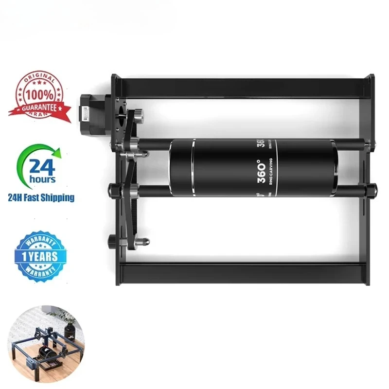 360° Rotating Engraving Cylindrical Objects For S6/S9/S30 Series Laser Engraving Machine Laser Engraver Rotary Roller