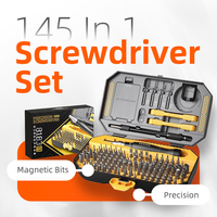 JM-8183 145-in-1 Precision Screwdriver Kit with Hex/Phillips Magnetic CR-V Bits – for iPhone/PC Professional Repair Tools