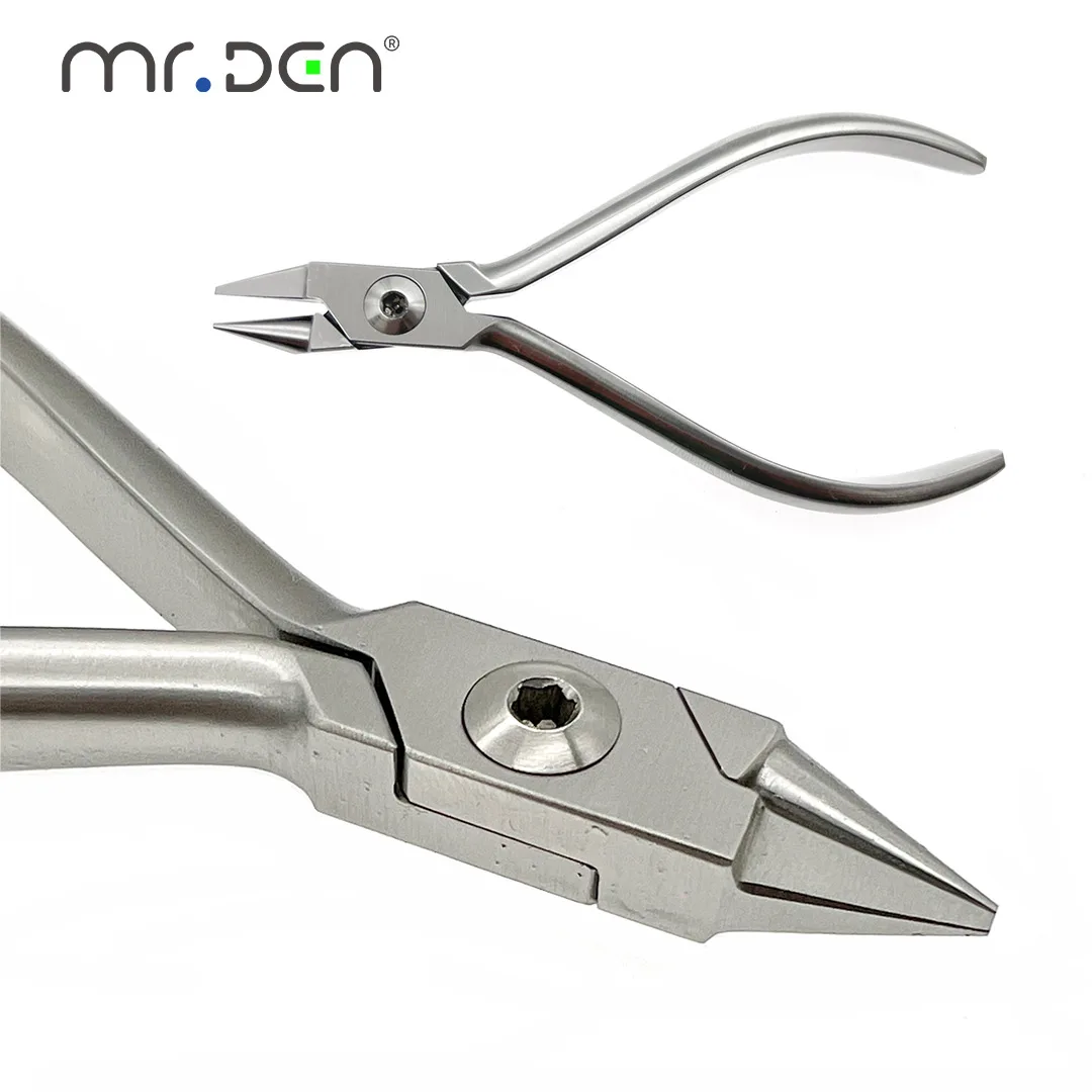 Dental Orthodontic Short Light Wire Plier Fine Wire Hook Bending Pliers Square Wire Dental Laboratry Hand Tool