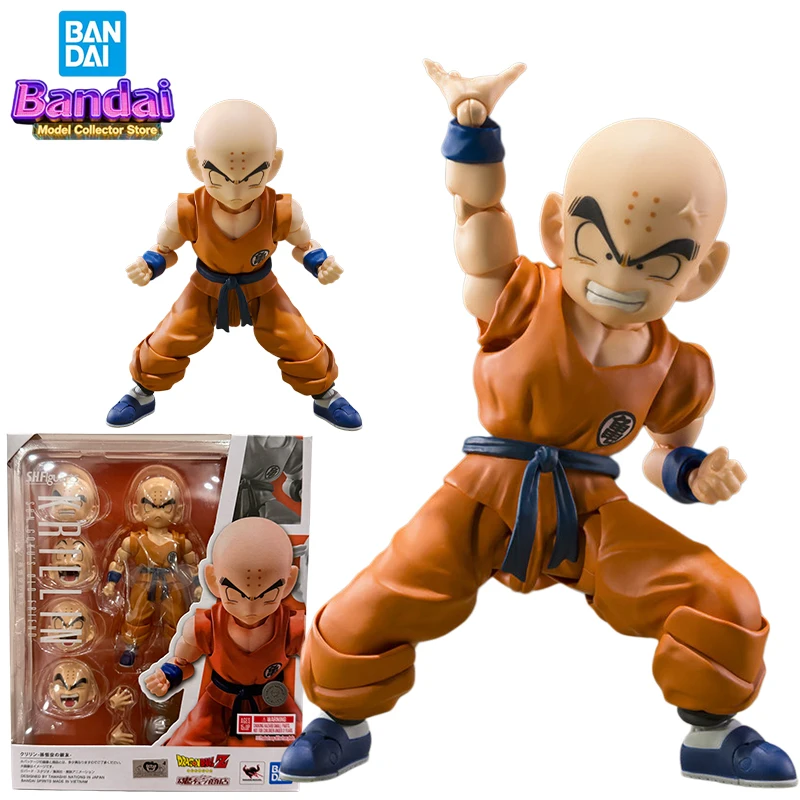 

Spot SaleBandai Shf Krillin Action Figures Dragon Ball Anime Toys Bandai Spirits Limited Edition Son Goku‘s Old Friend Original
