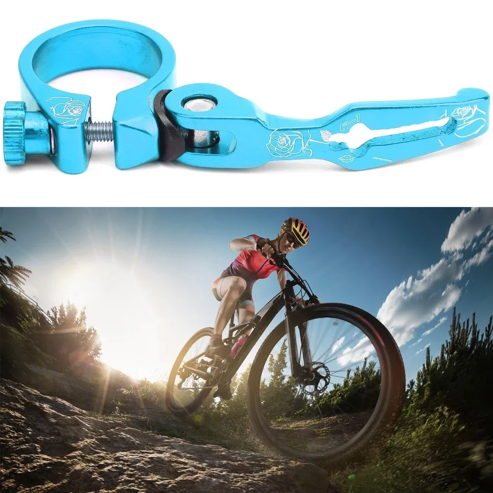 

Зажим для велосипедного сиденья из алюминиевого сплава, 31,8 мм, устойчивый зажим для подседельного штыря велосипеда, легкий, простой в регулировке, быстроразъемный зажим для велосипедного сиденья