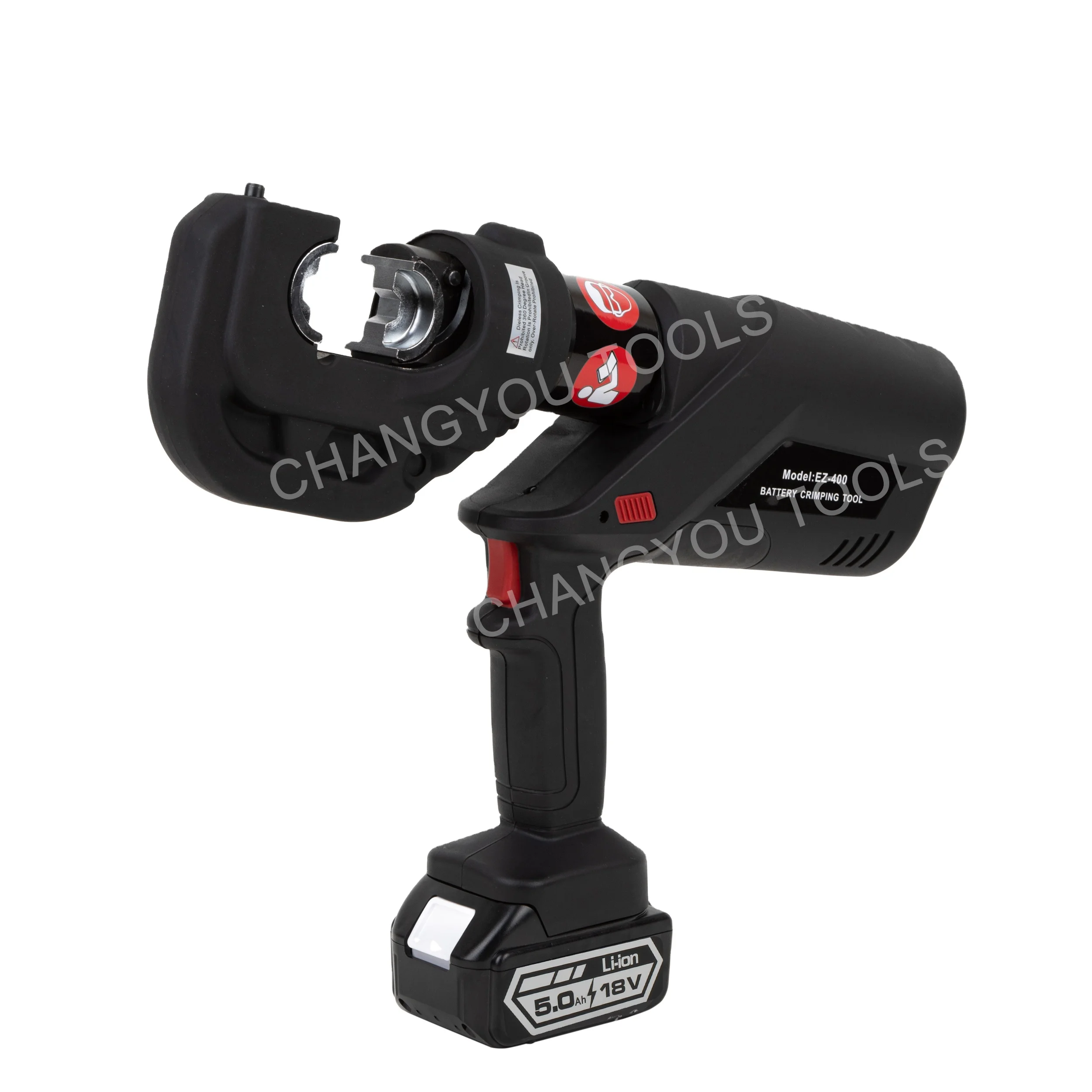 EZ-400 Battery Powered Wire Power Hydraulic Crimping Tool for Terminal with OLED