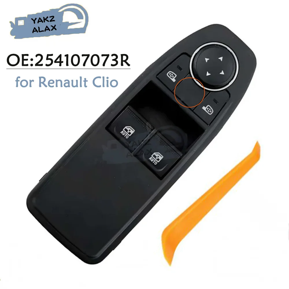 

Driver Side Electric Power Window Control Switch Glass Regulator Button 254107073R for Renault Clio 13Pins Car Accessories