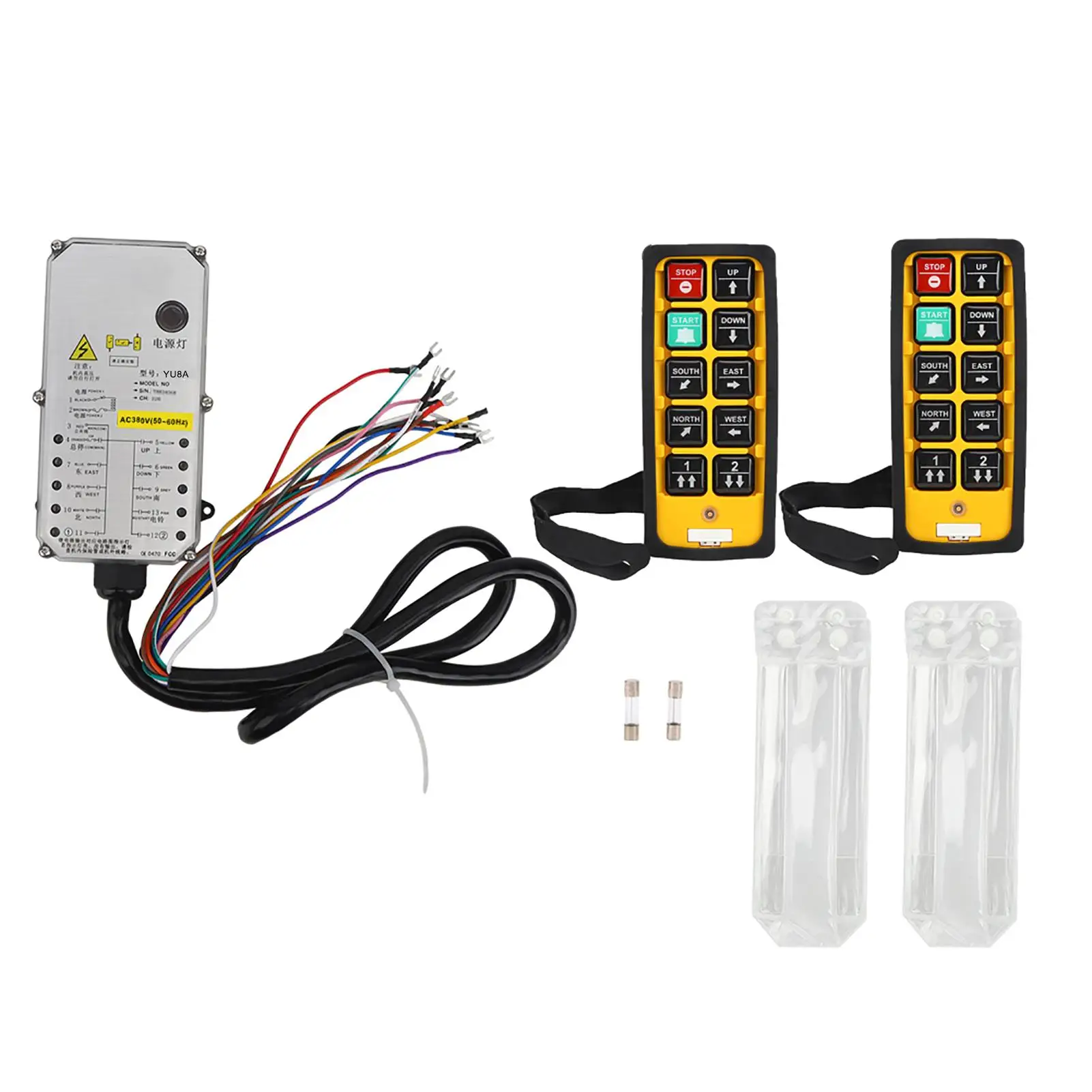 Waterproof Acid Resistant Industrial Double Handle Remote Controller for Electric Hoist Crane   Aliexpress