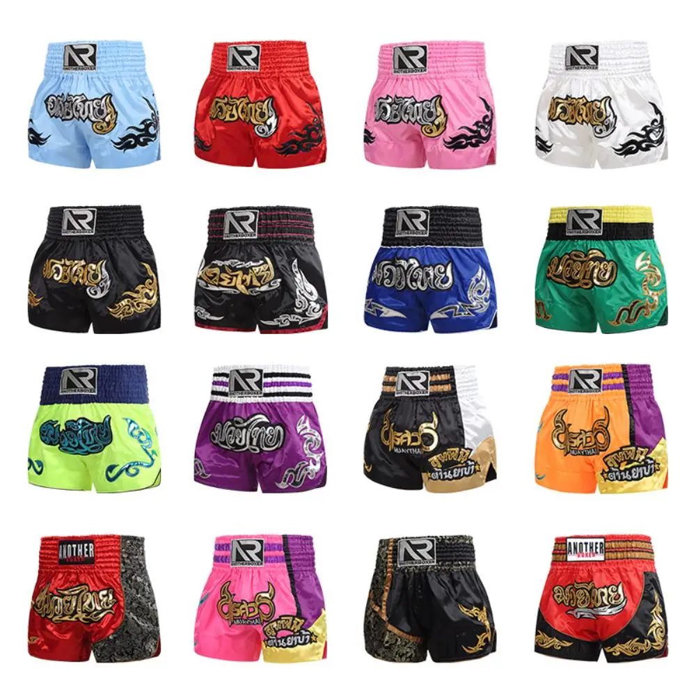 Image 6: Malles de boxe Muay Thai Training boxe Sanda Training Shorts de boxe Mma Fighting Shorts