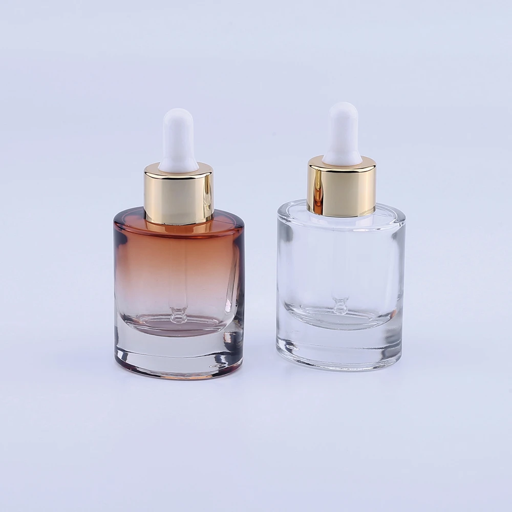 

30Ml Thick Glass Dropper Bottle Botella Cristal Empty Cosmetic Packaging Container Vials Essential Oil Bottles Empty Bottle