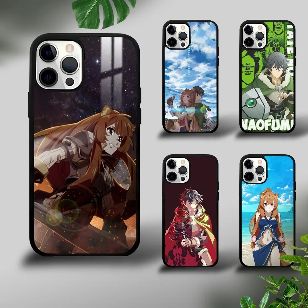 

The R-Rising of the S-Shield Hero Phone Case For iPhone 16 15 14 13 12 11 Pro Xs Max Mini Plus Celulares Hard Funda